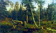 Ivan Shishkin Lumbering oil on canvas